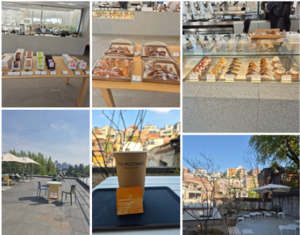 카페 디저트 종류 및 루프탑 사진