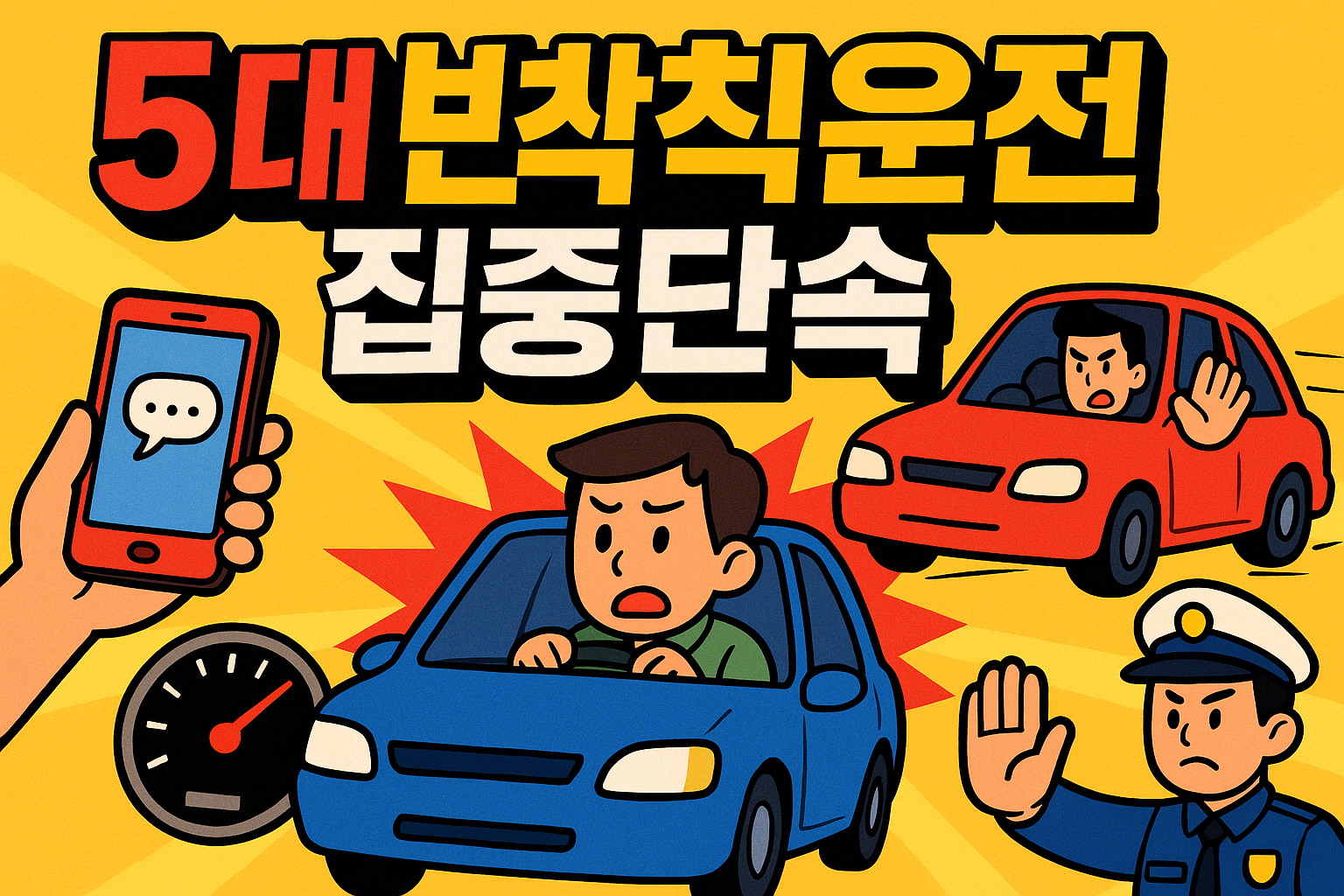 5대 반칙운전 집중단속