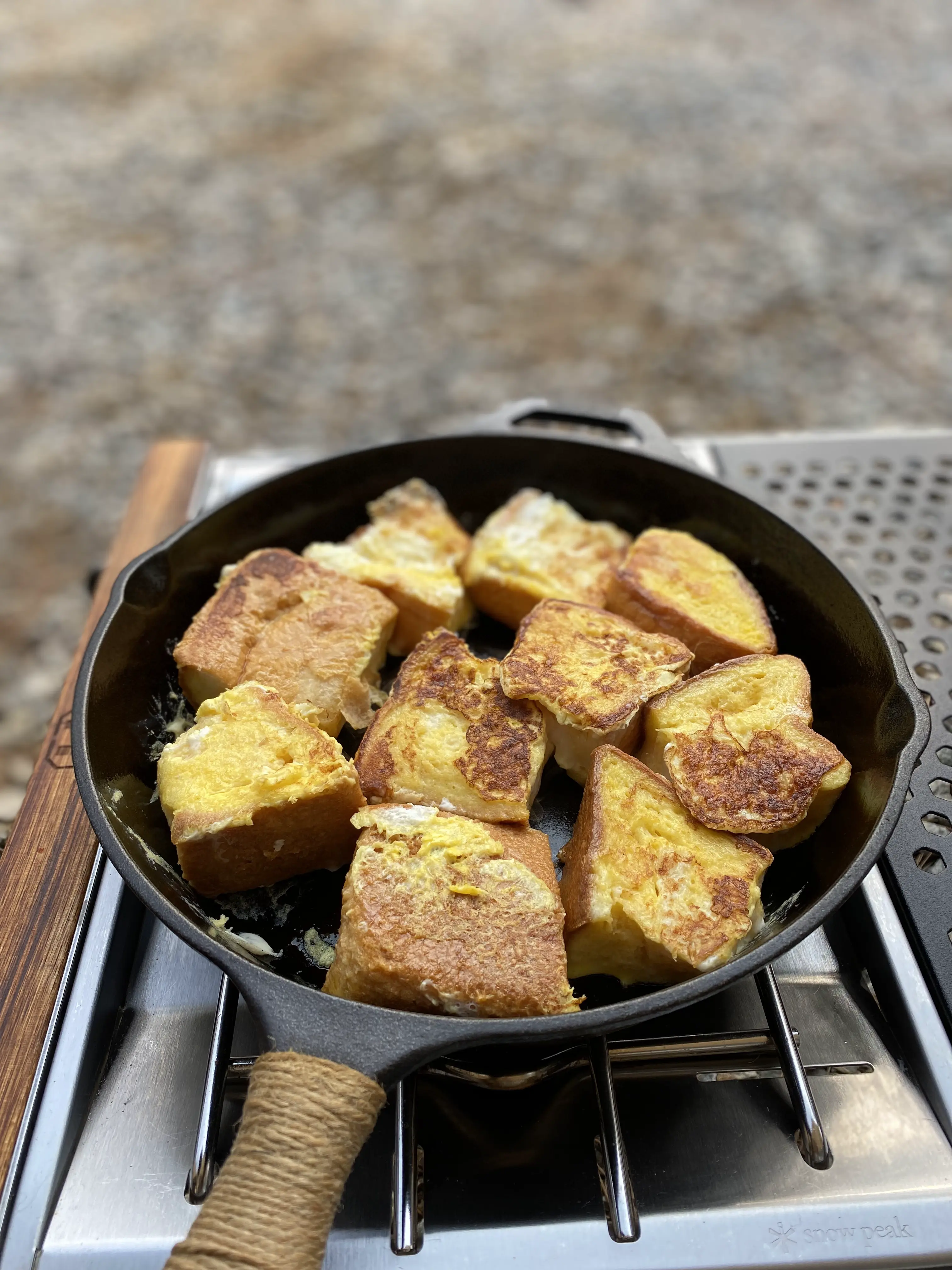 캠핑음식 아침메뉴 프렌치토스트