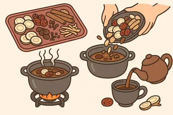 쌍화차 만드는 법과 끓이는 비법19