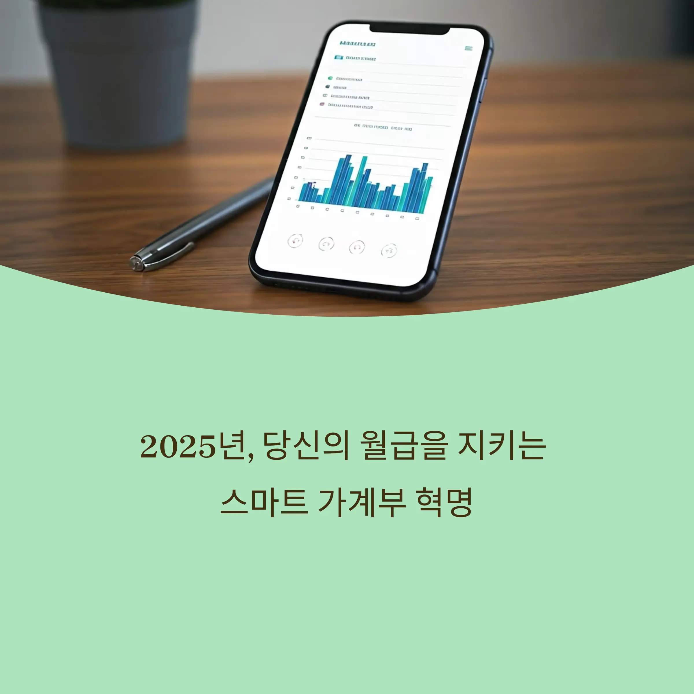 스마트 가계부로 월급 잔고 지키기