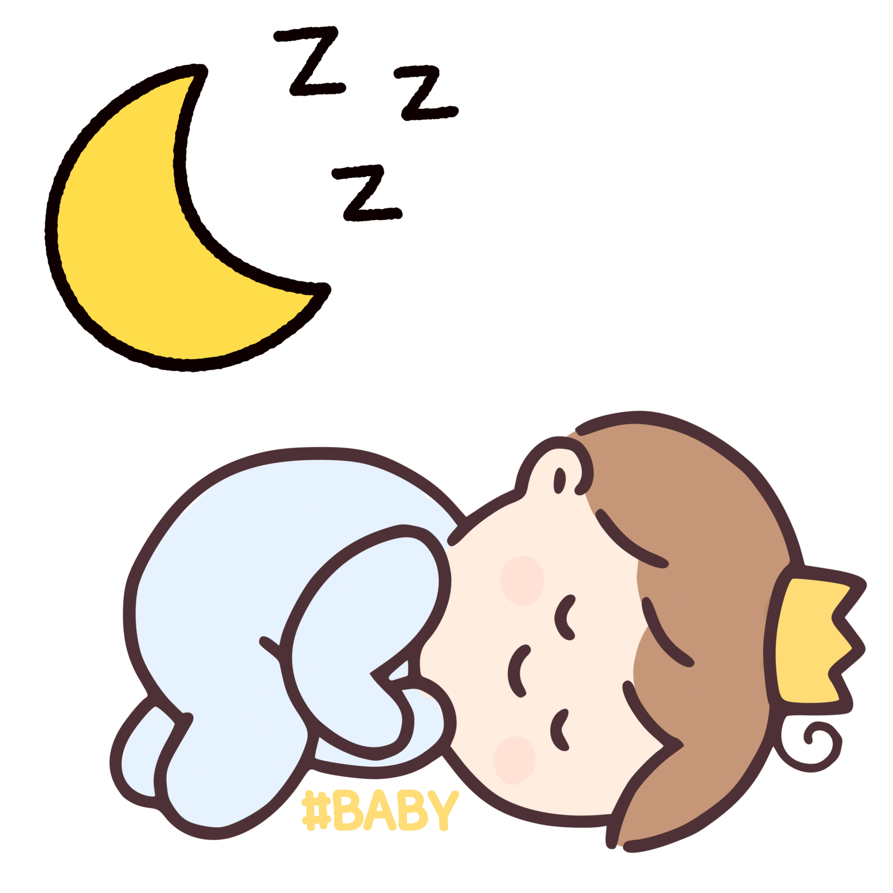 신생아 아기 옆잠베개 수면자세 옆잠