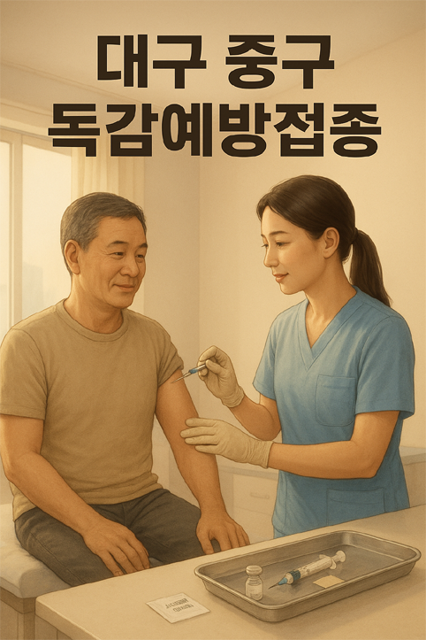 대구 중구 독감예방접종 이미지