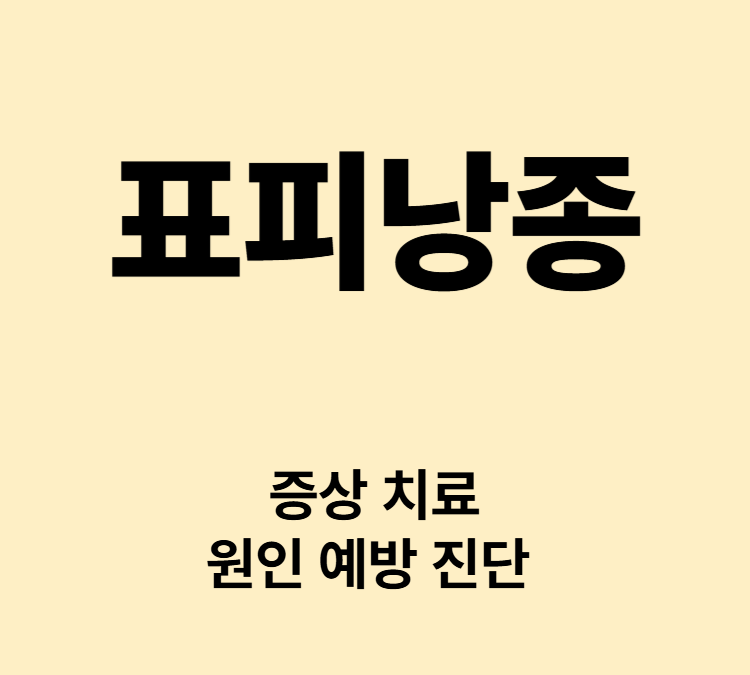 피부아래 양성종양 말랑한 혹 분비물악취 증상 표피낭종 치료