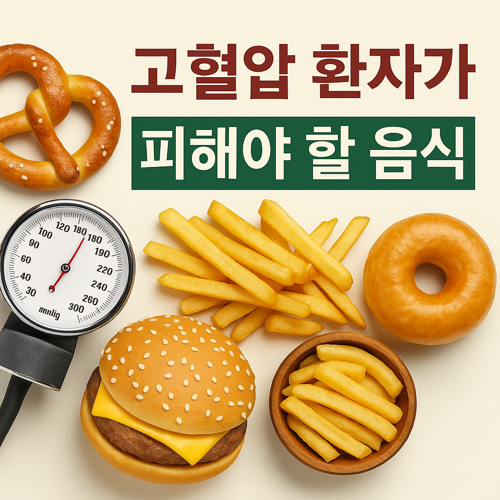 고혈압 환자가 피해야 할 음식 7가지
