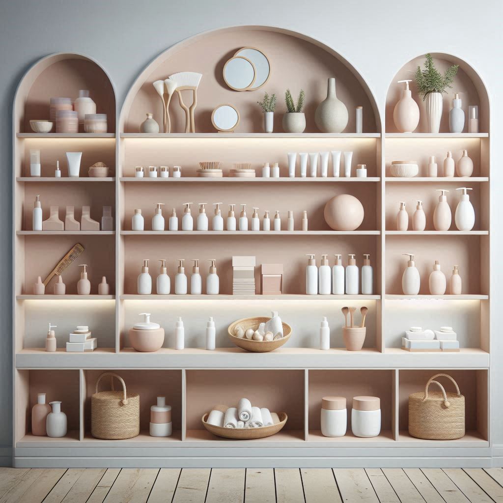 피부,체형관리 샵 배경