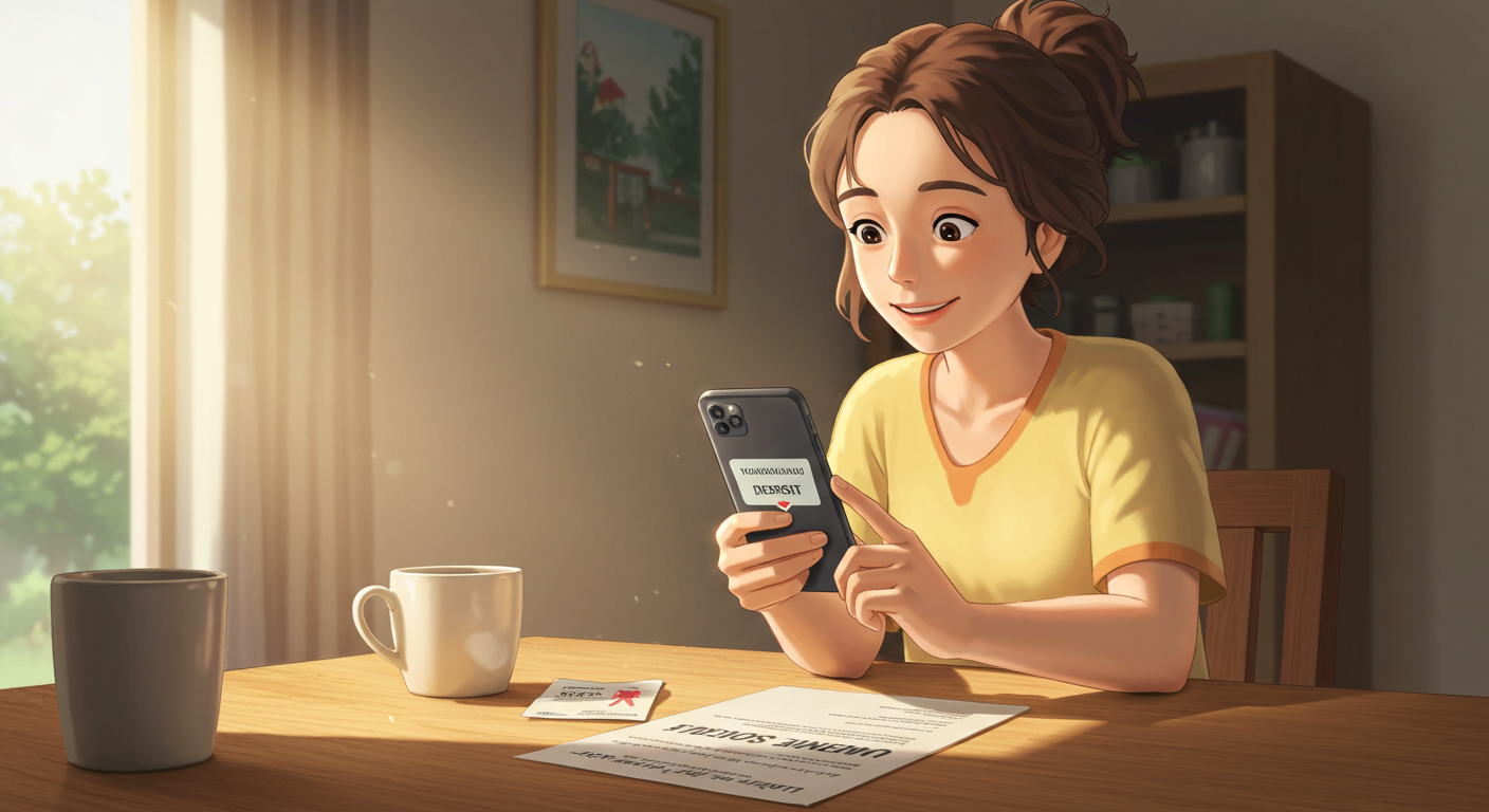 암보험 일시금을 수령한 인물의 모습