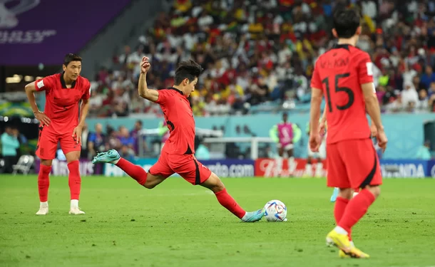가나전에 3-2로 석패한 한국