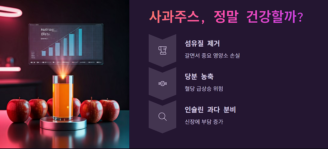 사과주스, 정말 건강할까?