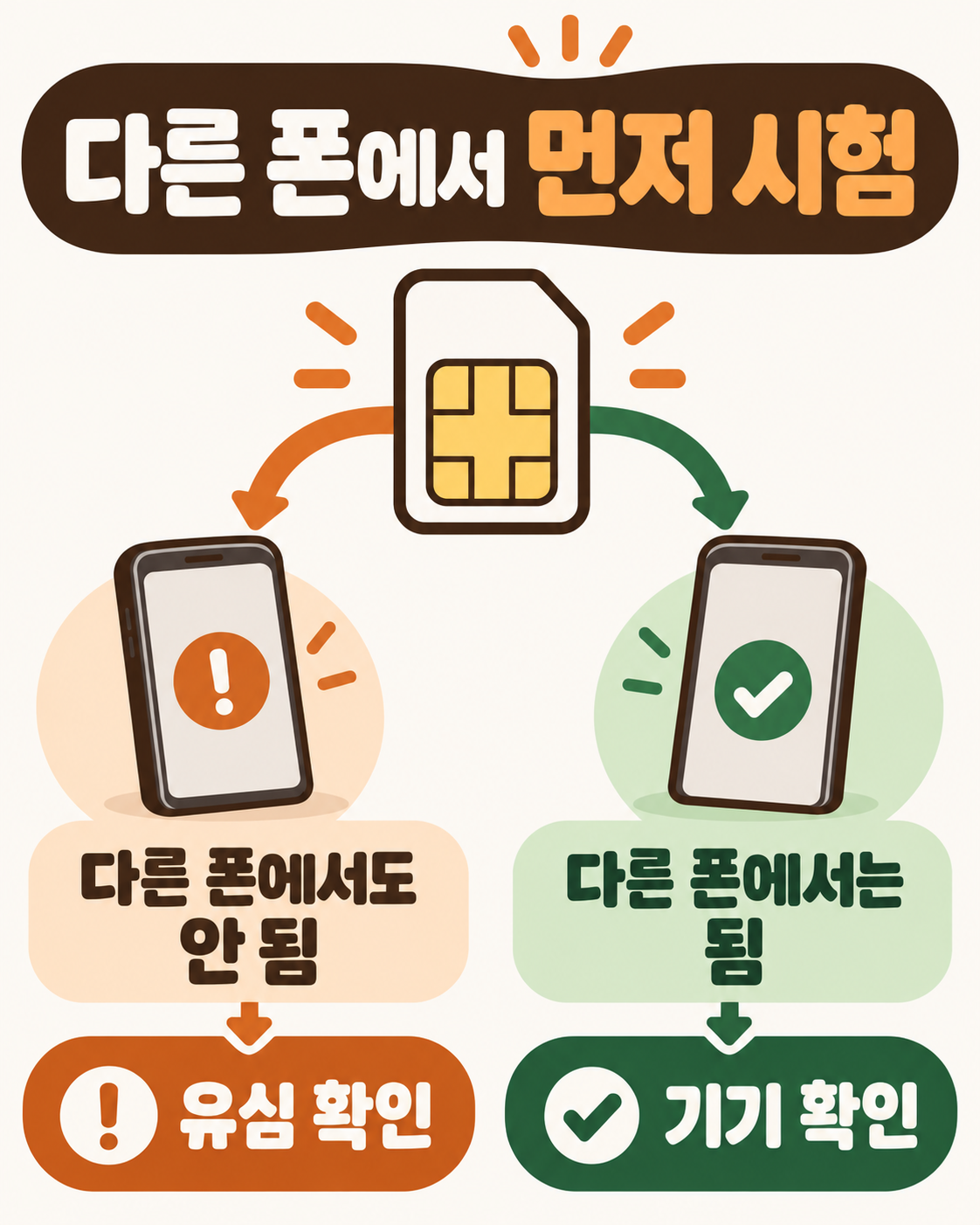 선불폰 기기변경 뒤 유심이 안 잡힐 때 원인 총정리