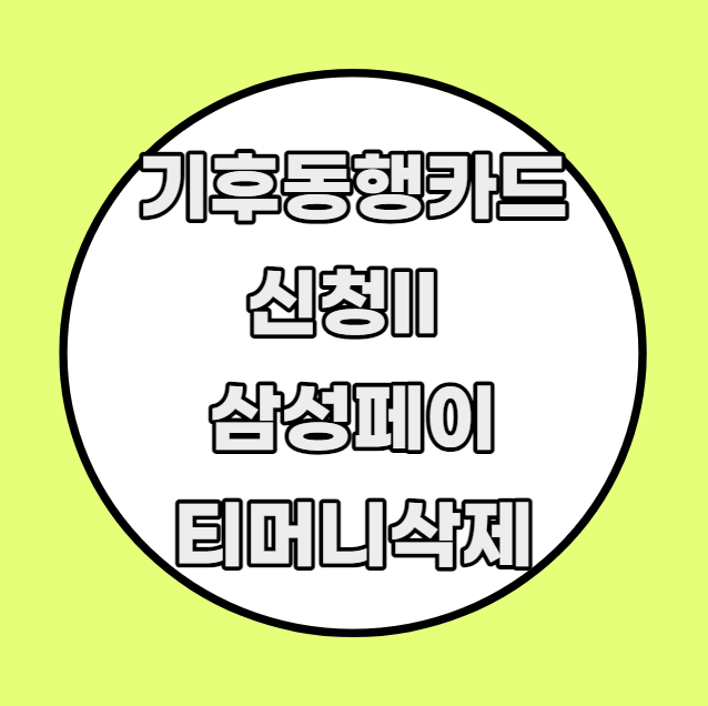 기후동행카드