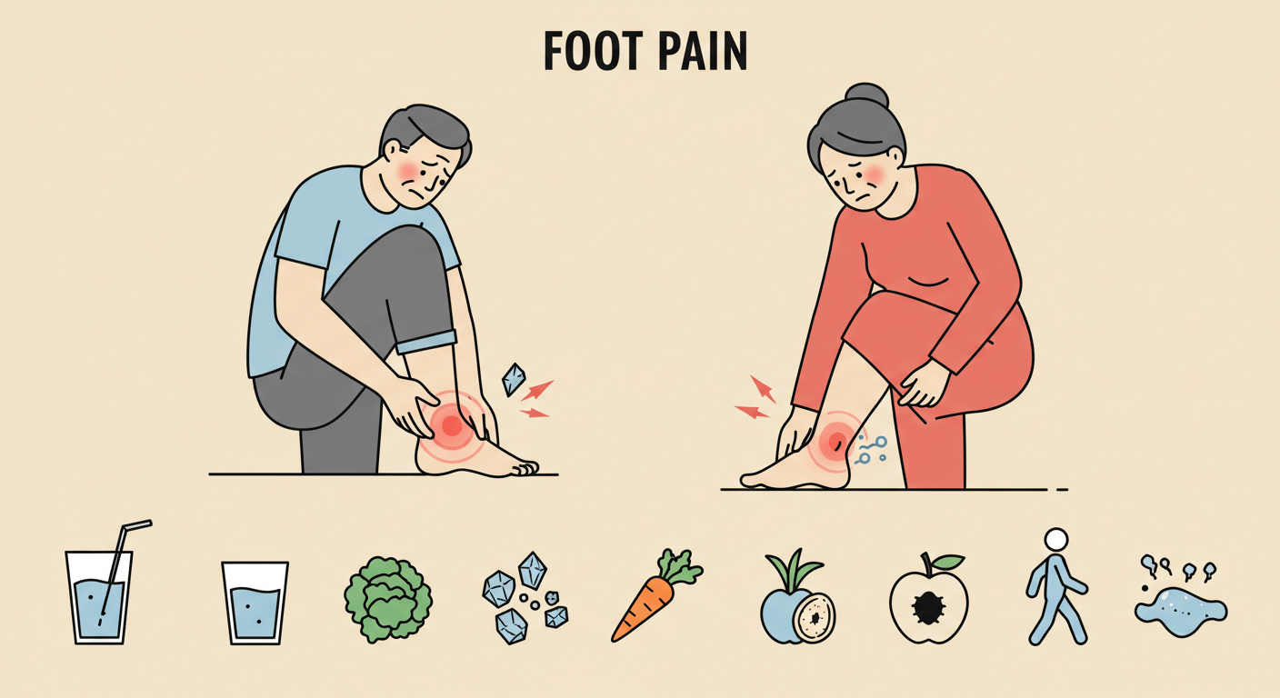 중장년층 통풍 치료 (약 추천, 치료, 고요산혈증)