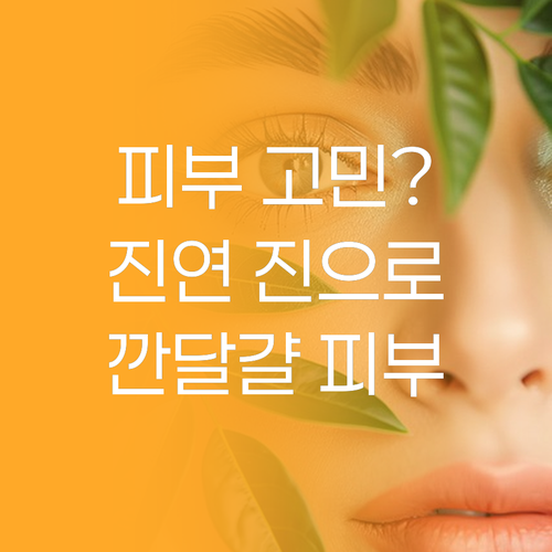 피부 고민 끝, 코리아나 진연 진으로