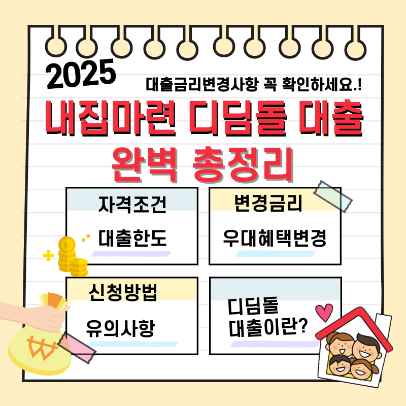 2025 내집마련 디딤돌 대출 완벽 총정리