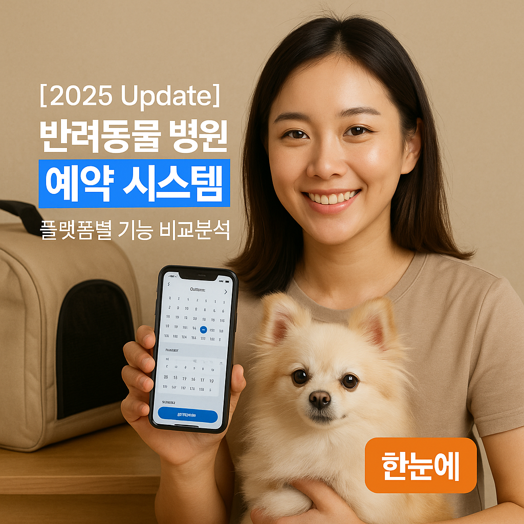 [2025 Update] 반려동물 병원 예약 시스템 ｜ 플랫폼별 기능 비교분석