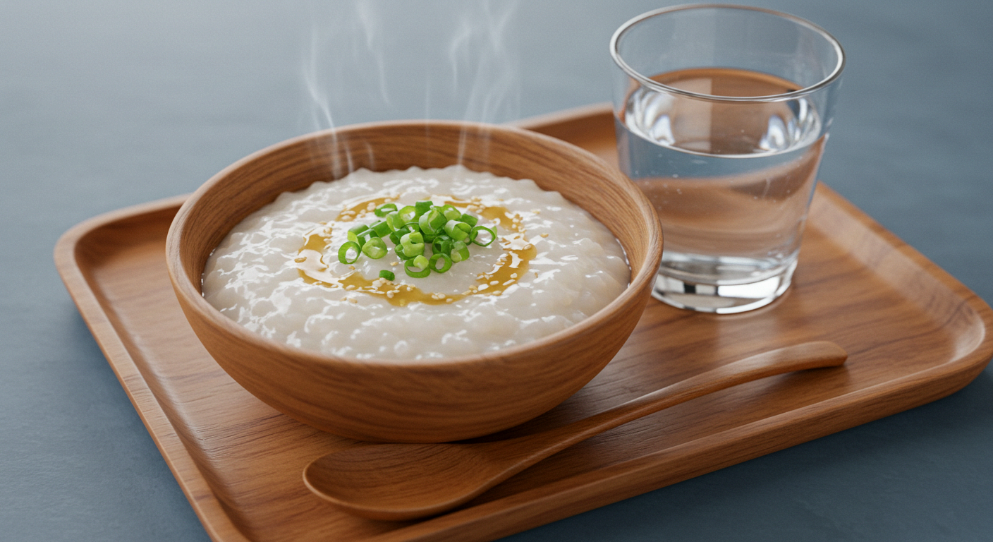 부드러운 죽이나 스프는 자극 없이 후두염 회복을 돕습니다.