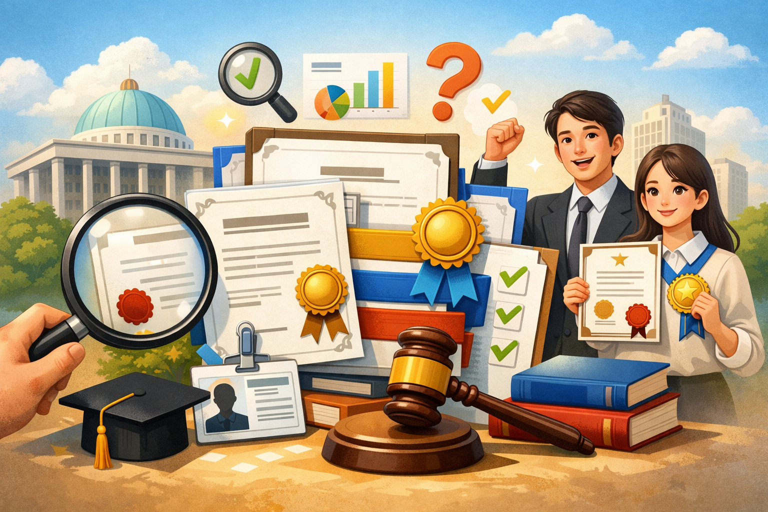 국가공인 민간자격증 목록 조회방법 총정리｜공인 여부 확인부터 종류 비교까지 관련 사진