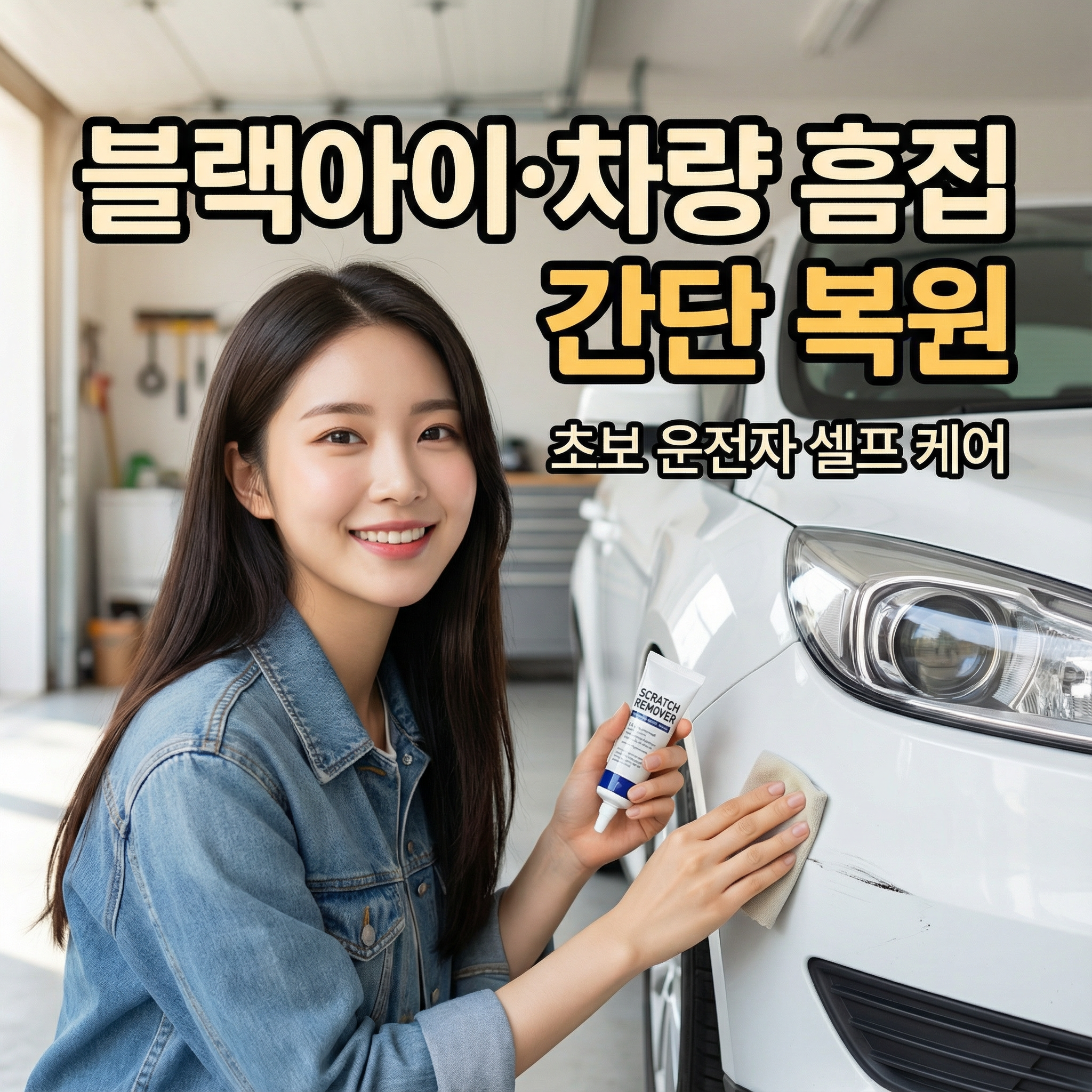 블랙아이·차량 흠집 간단 복원 | 초보 운전자 셀프 케어