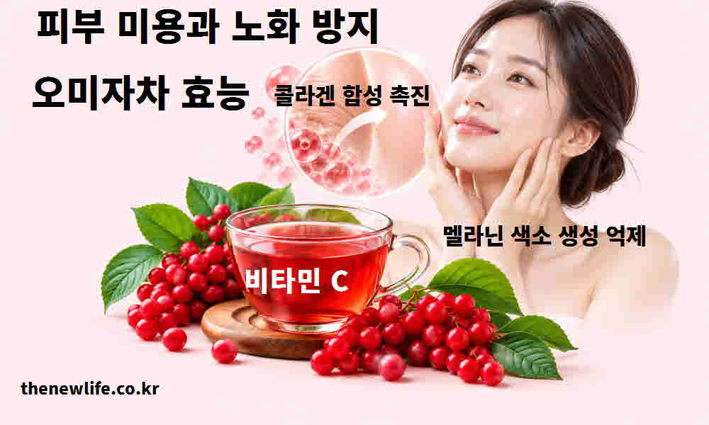 오미자차 효능 피부 미용 노화 방지