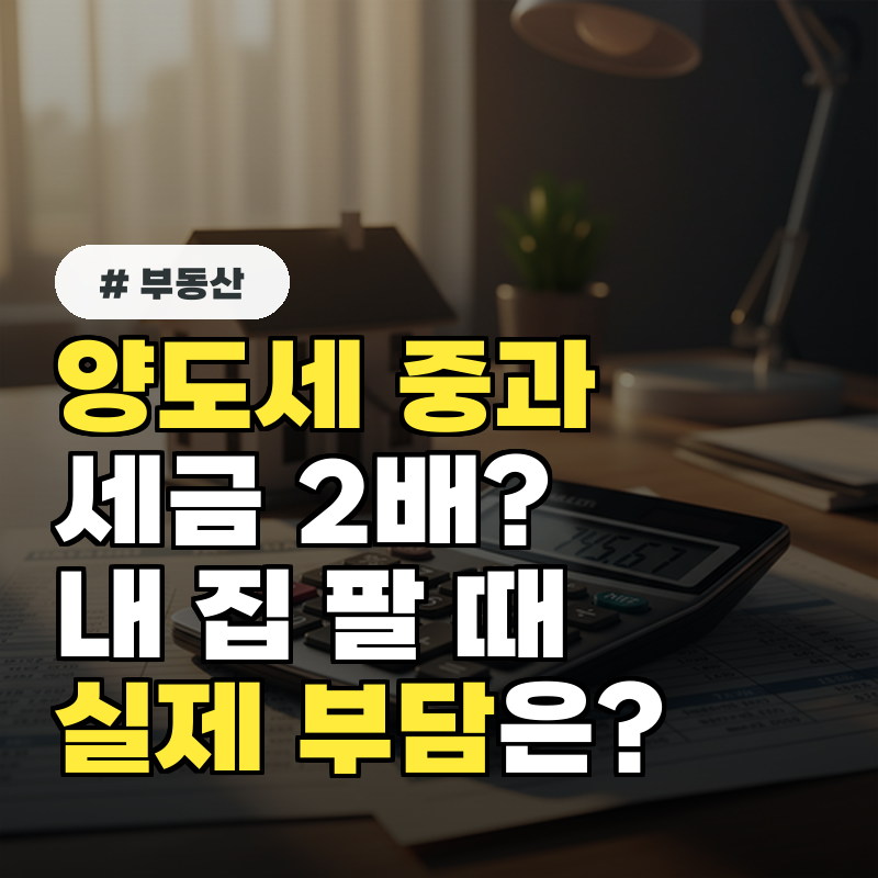 양도세 중과되면 세금 2배 내 집 팔 때 실제 부담은