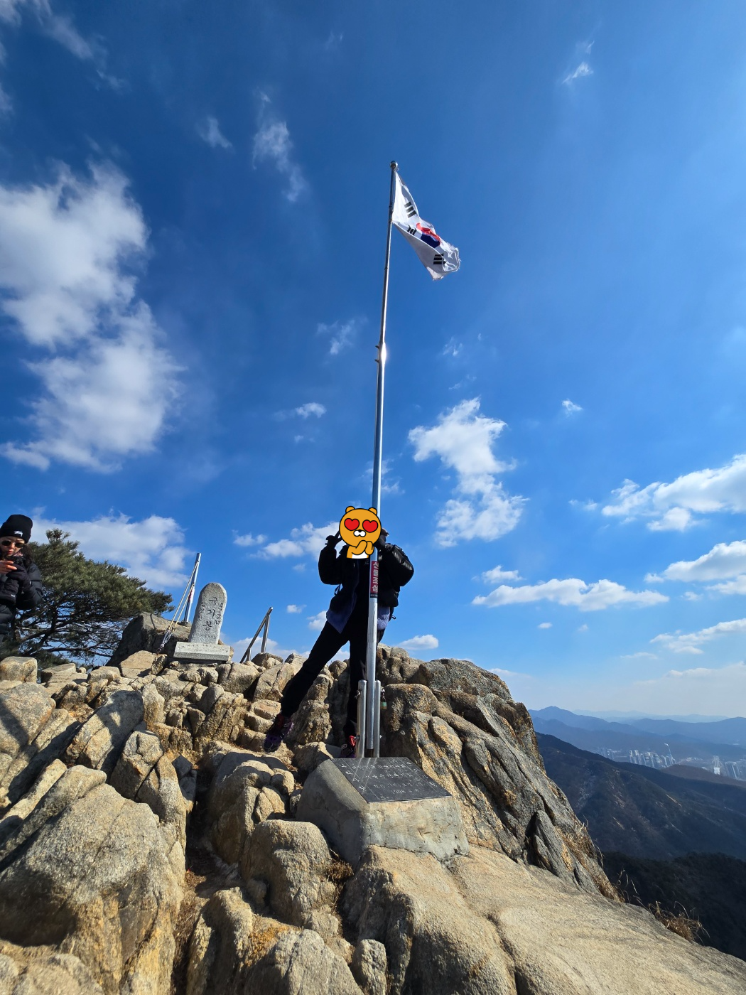 국기봉에서 찍은 사진
