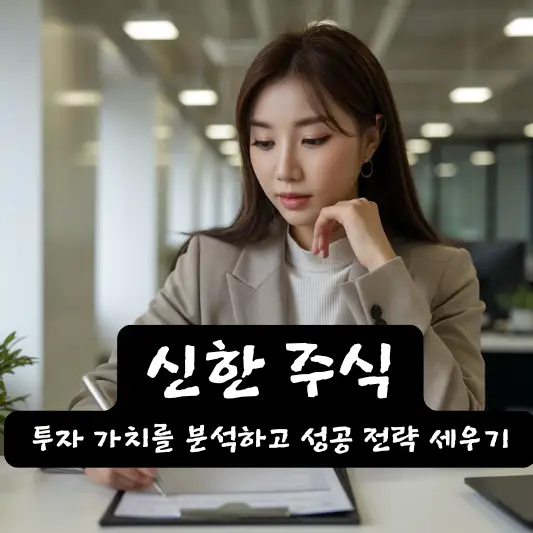 신한 주식, 투자 가치를 분석 성공 전략