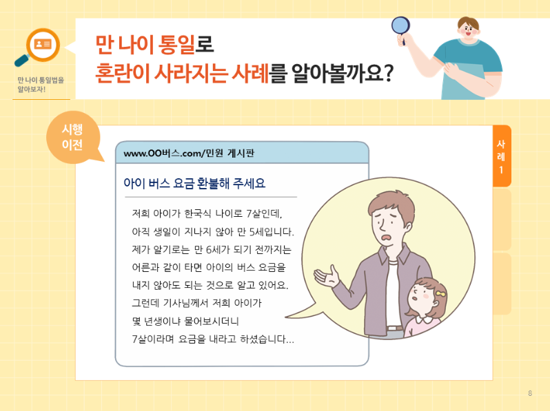 만 나이 계산기와 만 나이 계산법