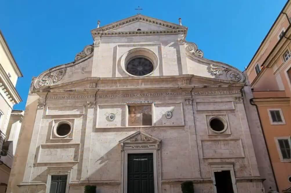 성녀 모니카의 유해가 모셔져 있는 로마의 성 아우구스티노 성당