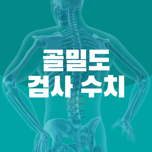 골밀도 검사수치 정상수치 수치표