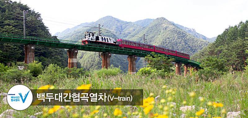 V트레인-백두대간협곡열차-운행되는-외관시진