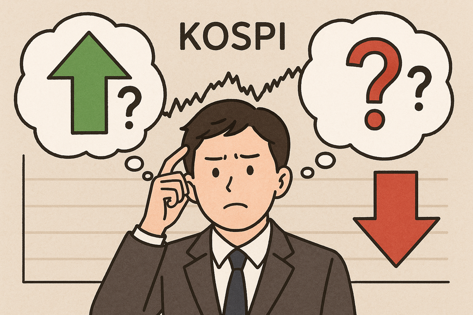코스피가 오를까 내릴까
