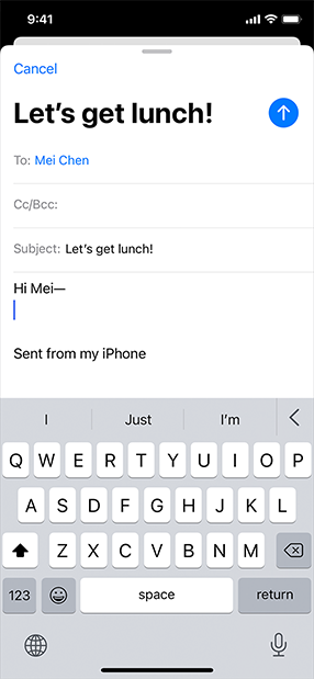 애플 HIG공식문서 중 Modal View이미지