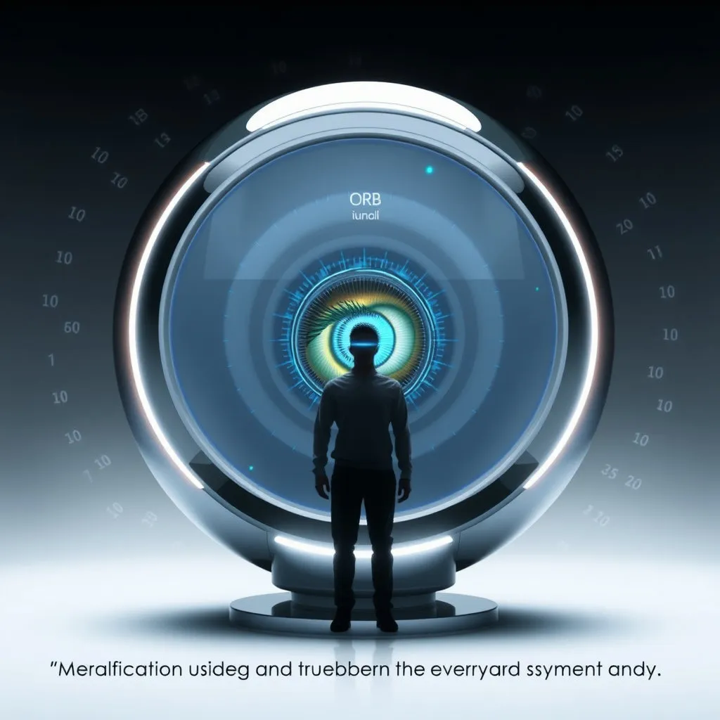 월드코인은 온라인에서 인간과 AI를 구분하기 위해 홍채 데이터를 사용하는 암호화폐 프로젝트입니다 . 이 이미지는 특수 제작된 하드웨어 기기인 '오브(Orb)'가 개인의 고유한 홍채 정보를 스캔하여 월드 ID를 발급하는 핵심적인 과정을 보여줍니다. 이는 전 세계 모든 사람에게 유일무이한 디지털 신원을 부여하기 위한 중요한 단계입니다.