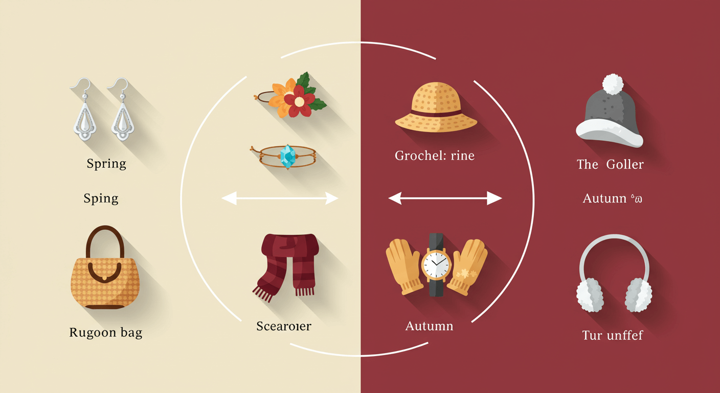 액세서리별 시즌 키워드 (NHN, 트렌드, 비교)