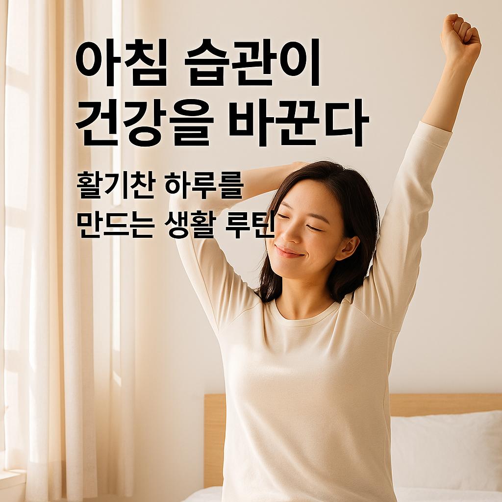 아침 습관이 건강을 바꾼다 ❘ 활기찬 하루를 만드는 생활 루틴