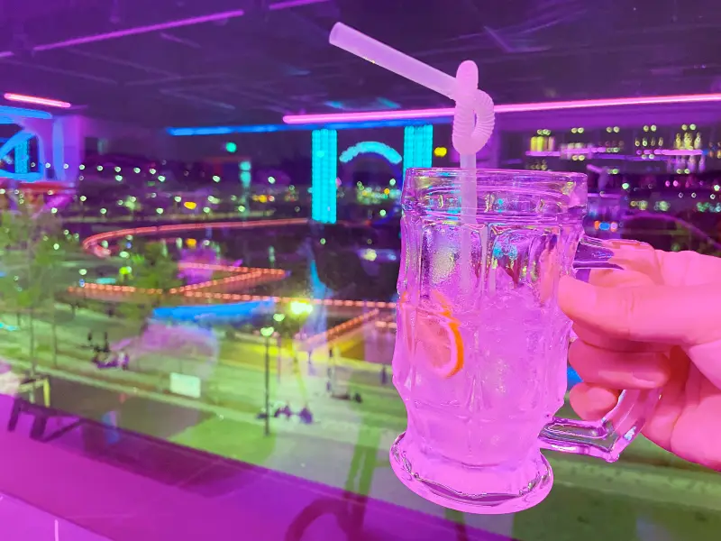 주문한 하이볼 은계호수공원 전망이 멋진 모습