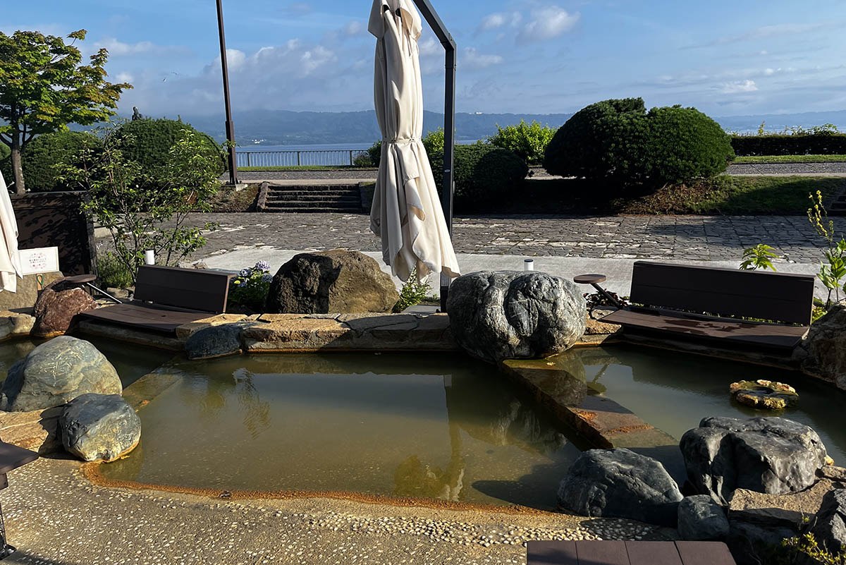 만세각호텔 족욕탕