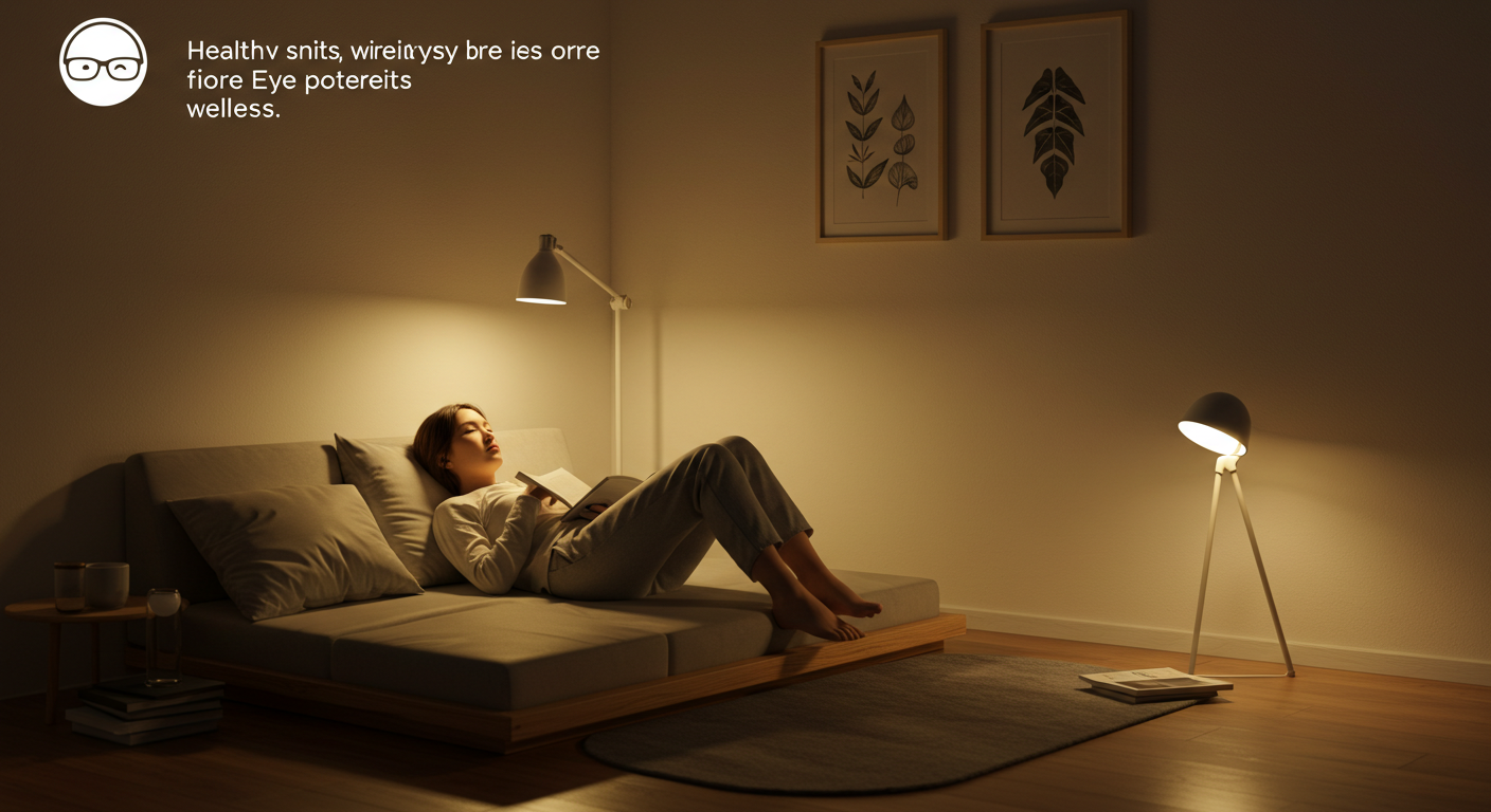 눈 건강을 지키는 올바른 조명 사용법