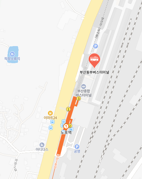 부산동부터미널 위치