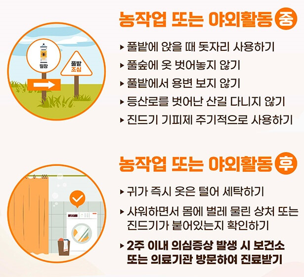쯔쯔가무시 예방법