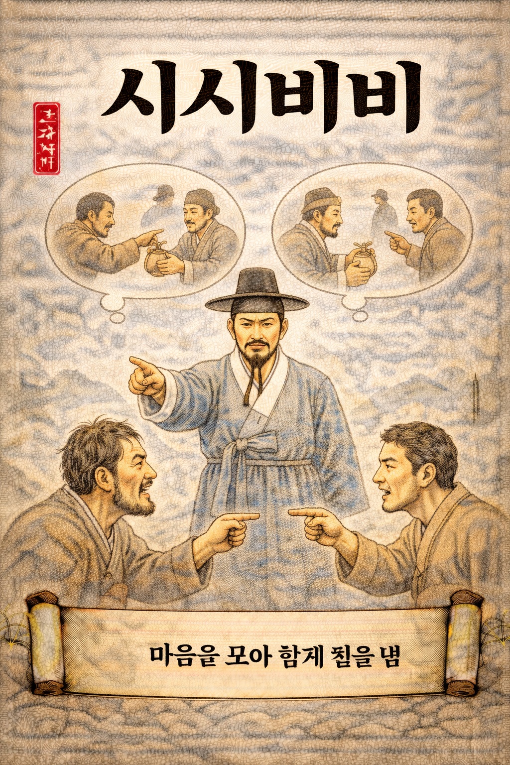 시시비비 사자성어 이미지