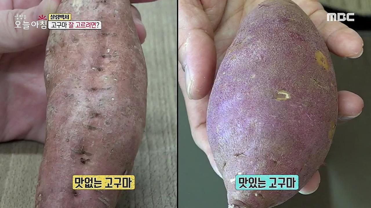 살림백서 오래 보관 아이스 고구마 고구마전 생채 장아찌 허니 버터 고구마 스틱 빵 요리법 레시피