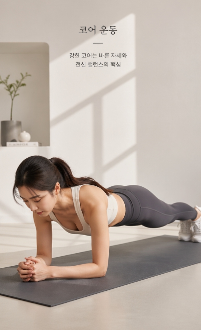 코어 운동 장면