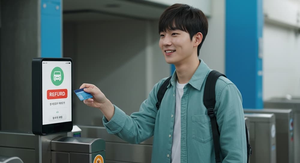 K-패스 환급으로 교통비를 절감하는 청년