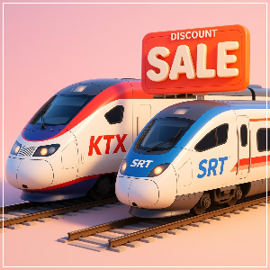 2025 추석 기차표 예매 할인 이미지(KTX&amp;#44;SRT)