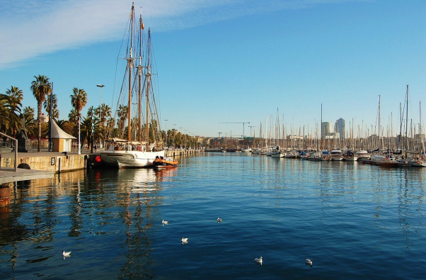 바로셀로나 바다 풍경