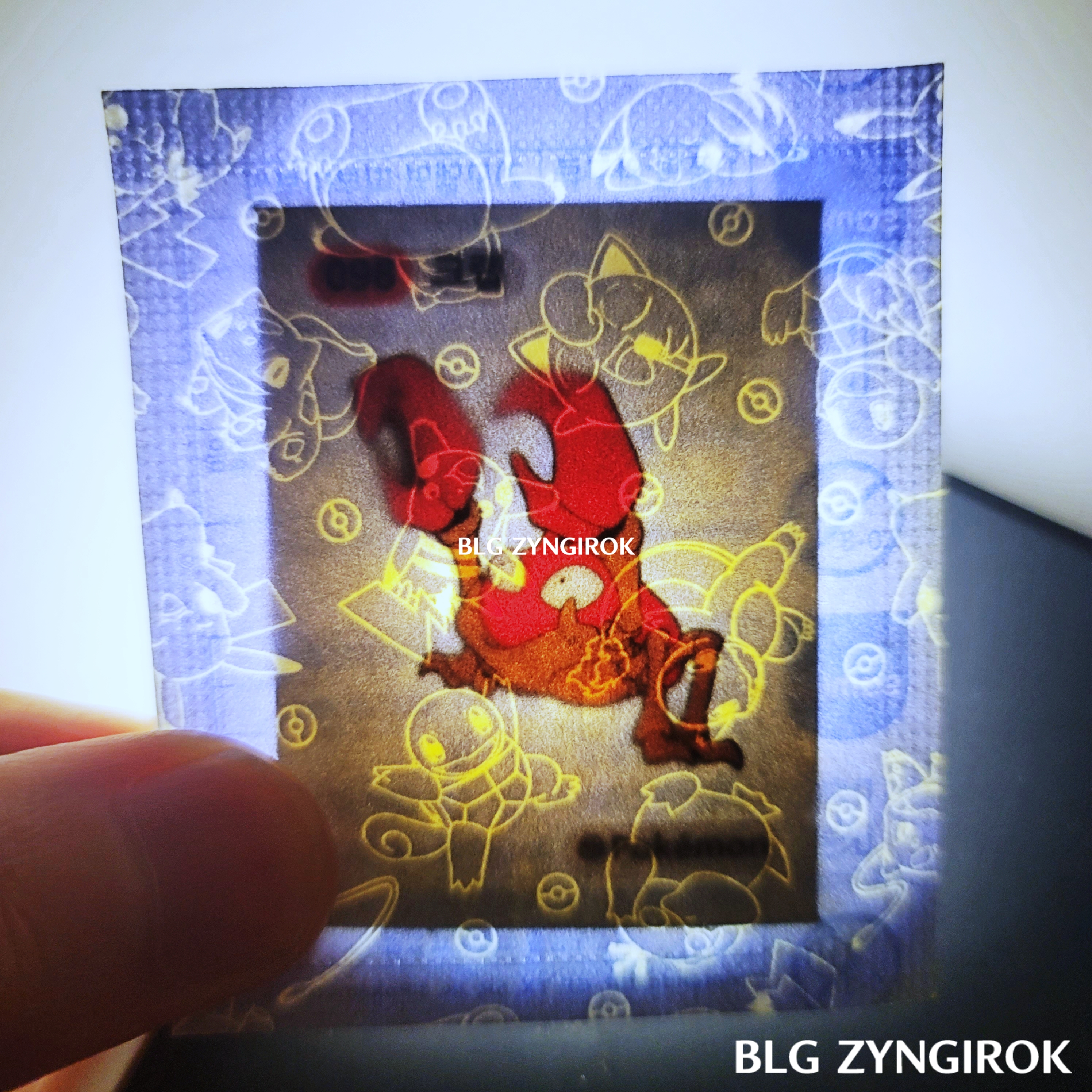 띠부띠부씰-크랩을-들고있다.