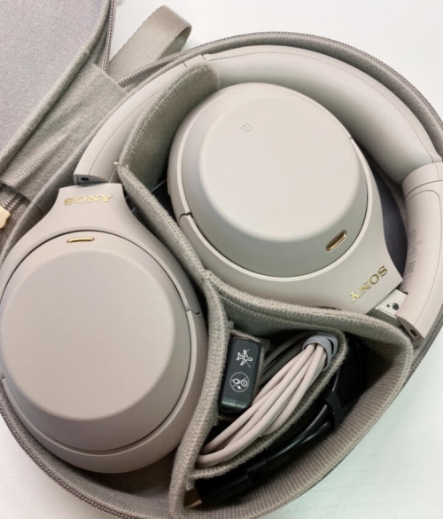 소니 블루투스 헤드폰 사진