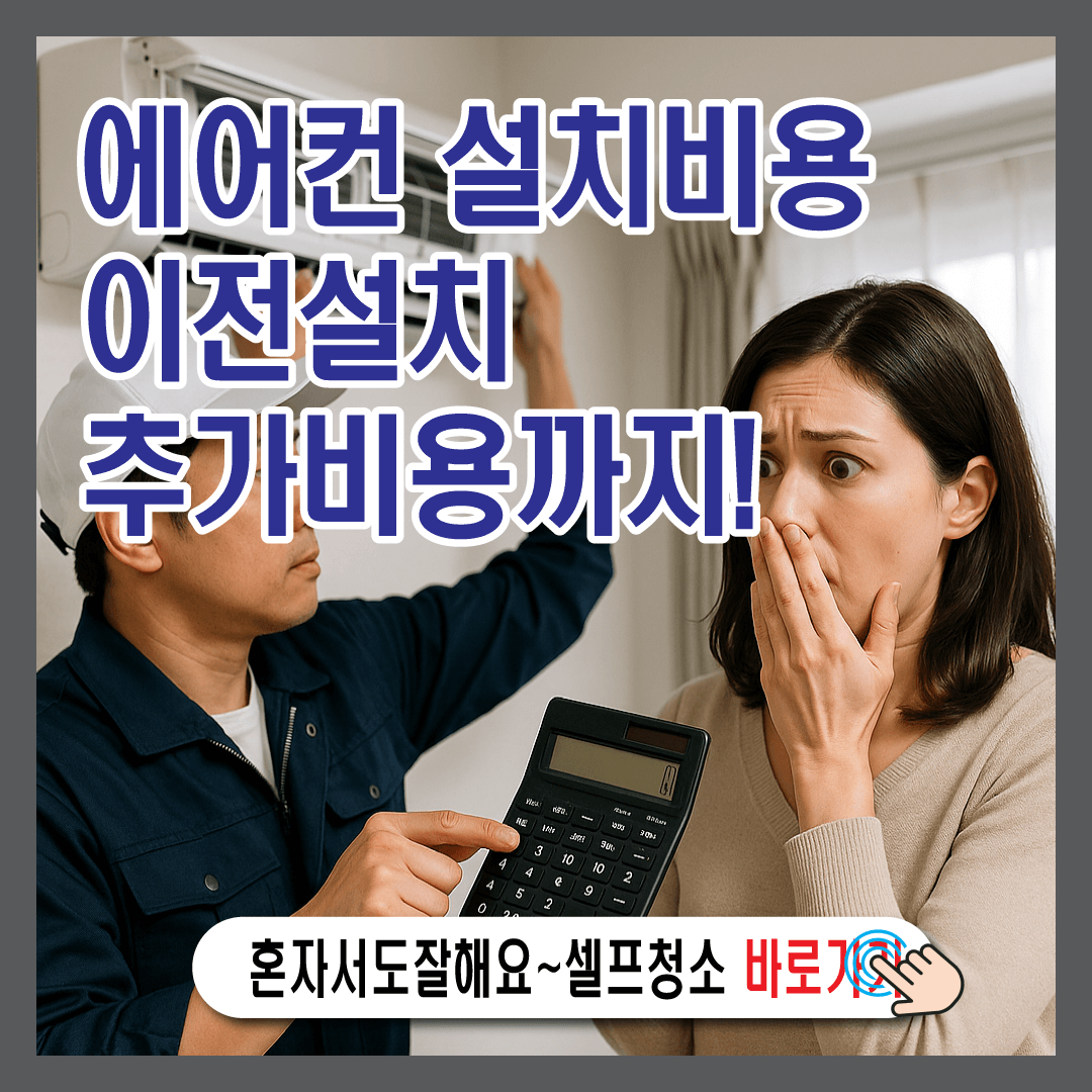에어컨 설치비용과 이전설치 추가비용-썸네일