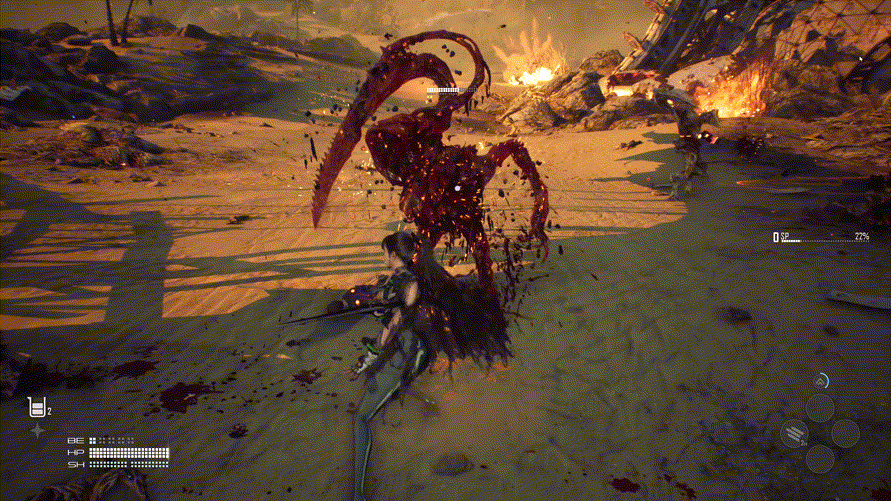 GTX 1070 환경에서 스텔라 블레이드 PC버전 플레이 예시 GIF